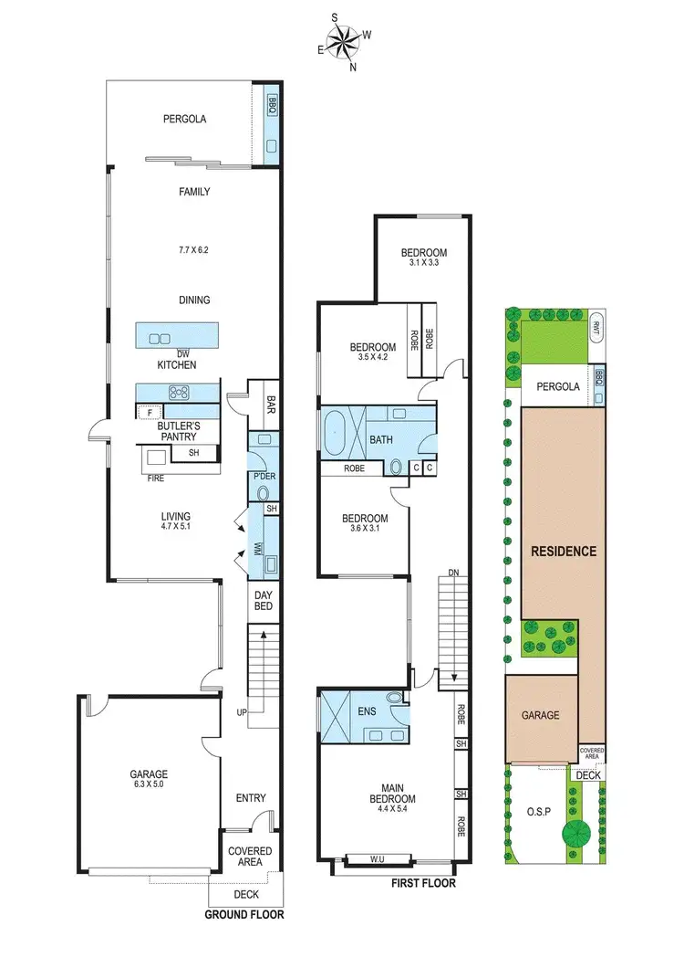 Floorplan of Homely townhouse listing, 30B Catherine Road, Bentleigh East VIC 3165