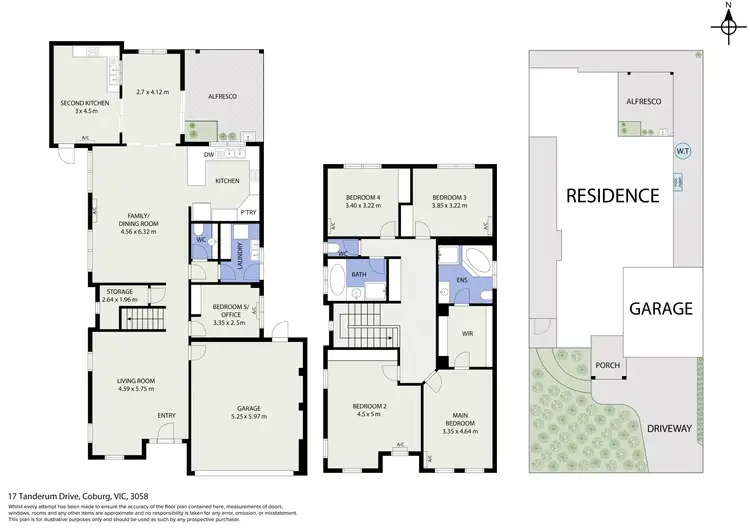 Floorplan of Homely house listing, 17 Tanderum Drive, Coburg VIC 3058