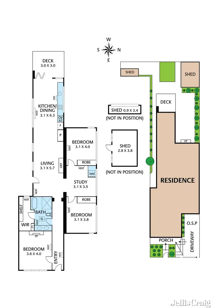 Floorplan of Homely house listing, 49 Herbert Street, Northcote VIC 3070