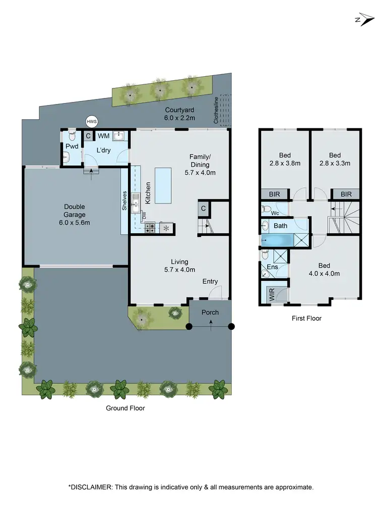 Floorplan of Homely townhouse listing, 13/1-3 Frank Street, Doncaster VIC 3108