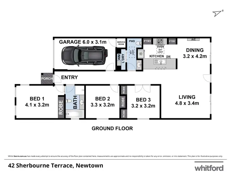 Floorplan of Homely house listing, 42 Sherbourne Terrace, Newtown VIC 3220