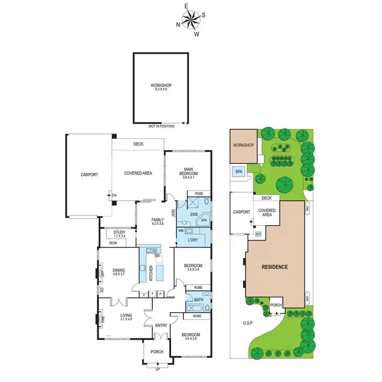 Floorplan of Homely house listing, 32 Gilbert Grove, Bentleigh VIC 3204
