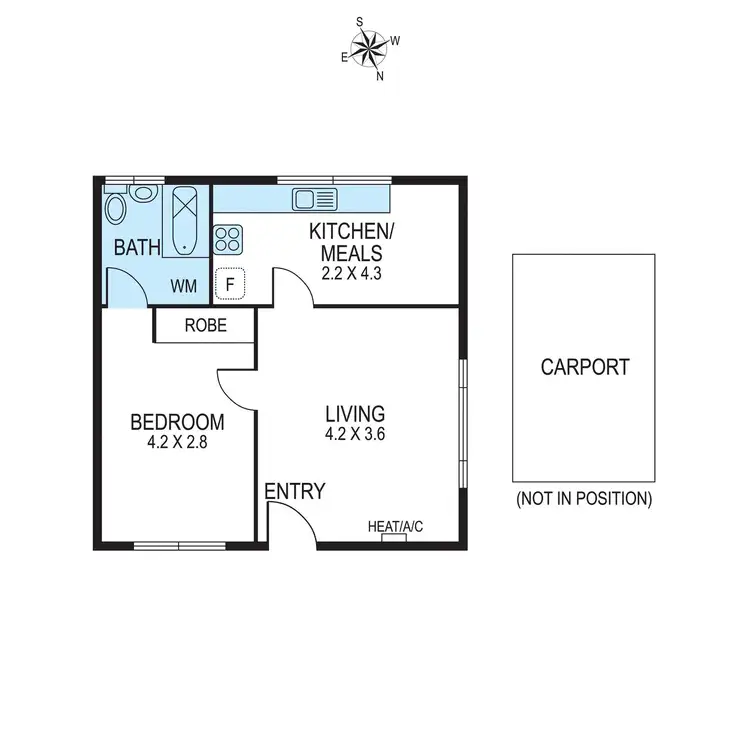 Floorplan of Homely apartment listing, 6/5 Wilson Street, Murrumbeena VIC 3163