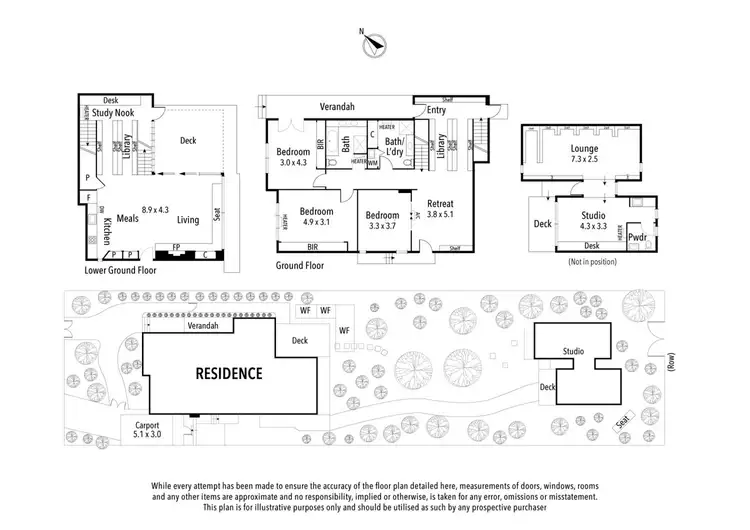Floorplan of Homely house listing, 24 Thoresby Grove, Ivanhoe VIC 3079