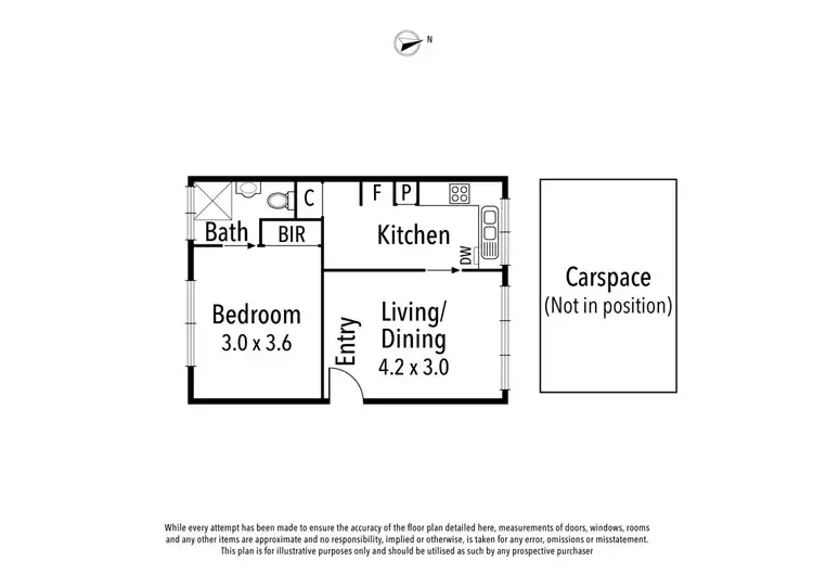 Floorplan of Homely apartment listing, 2/40 Yarralea Street, Alphington VIC 3078