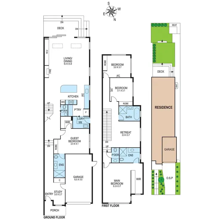 Floorplan of Homely townhouse listing, 26a Denver Street, Bentleigh East VIC 3165