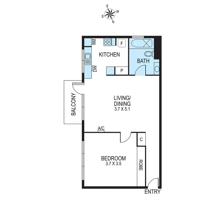 Floorplan of Homely apartment listing, 7/8 St James Road, Armadale VIC 3143