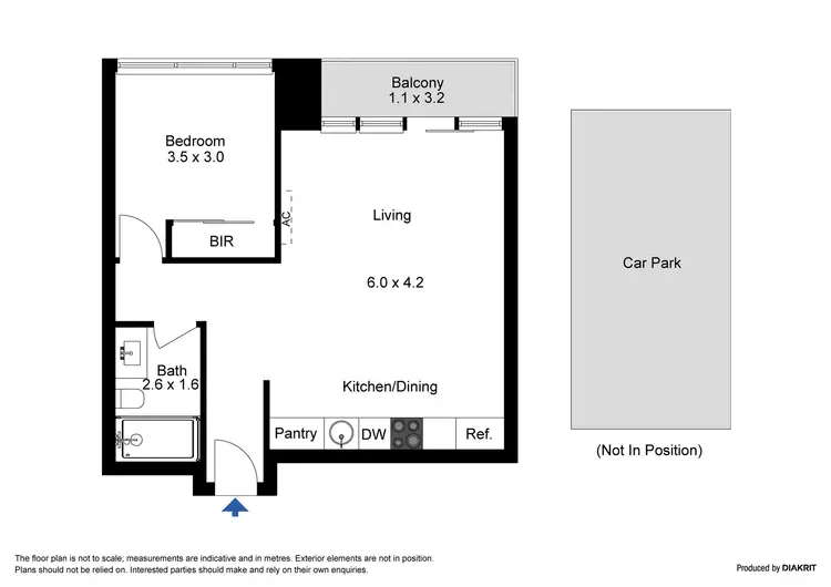 Floorplan of Homely apartment listing, 3101/135 City Road, Southbank VIC 3006