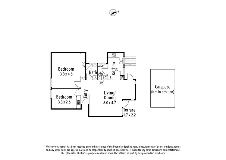 Floorplan of Homely apartment listing, 4/3 Rotherwood Road, Ivanhoe East VIC 3079