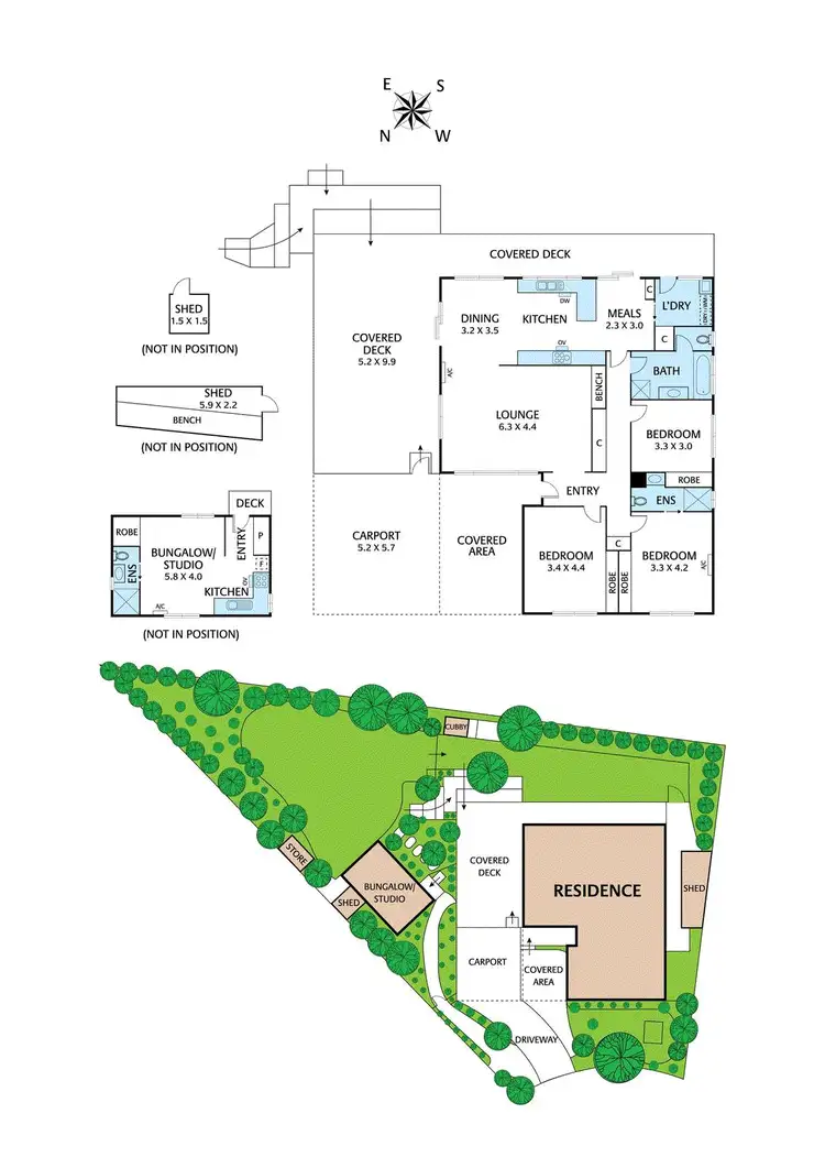 Floorplan of Homely house listing, 17 Tahlee Place, Montmorency VIC 3094