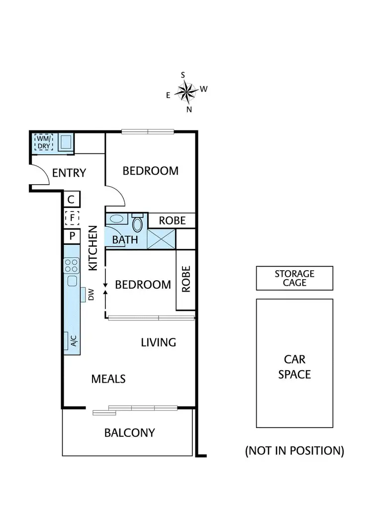 Floorplan of Homely apartment listing, 601/120 Burgundy Street, Heidelberg VIC 3084