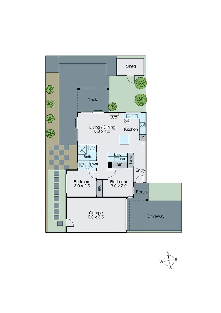 Floorplan of Homely unit listing, 3/3 Kalymna Grove, Chadstone VIC 3148