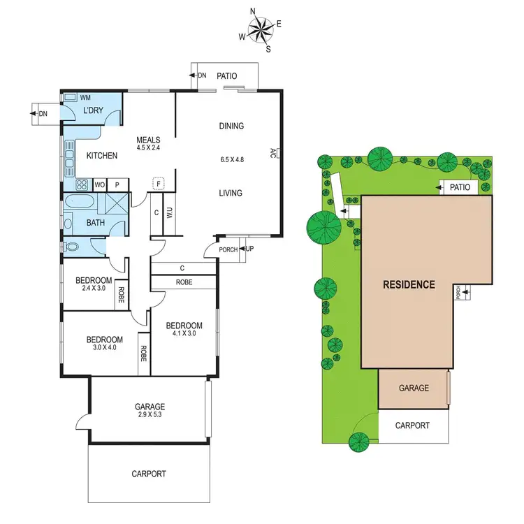 Floorplan of Homely villa listing, 5/131 Thomas Street, Hampton VIC 3188