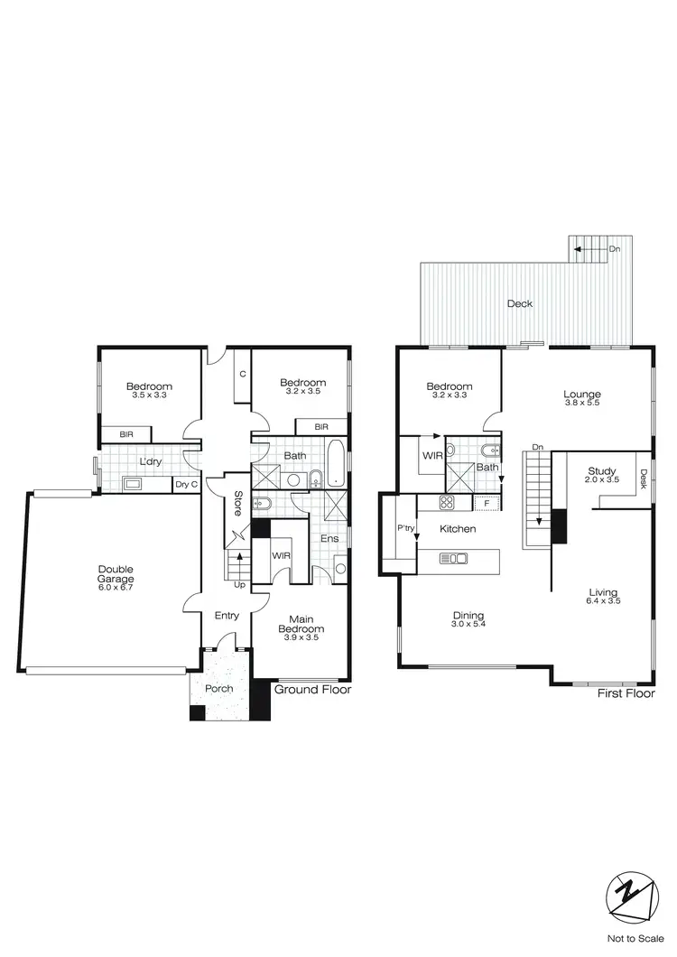 Floorplan of Homely house listing, 2 Dunn Street, Golden Point VIC 3350