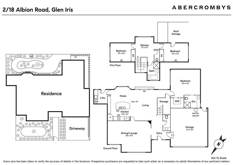 Floorplan of Homely house listing, 2/18 Albion Road, Glen Iris VIC 3146