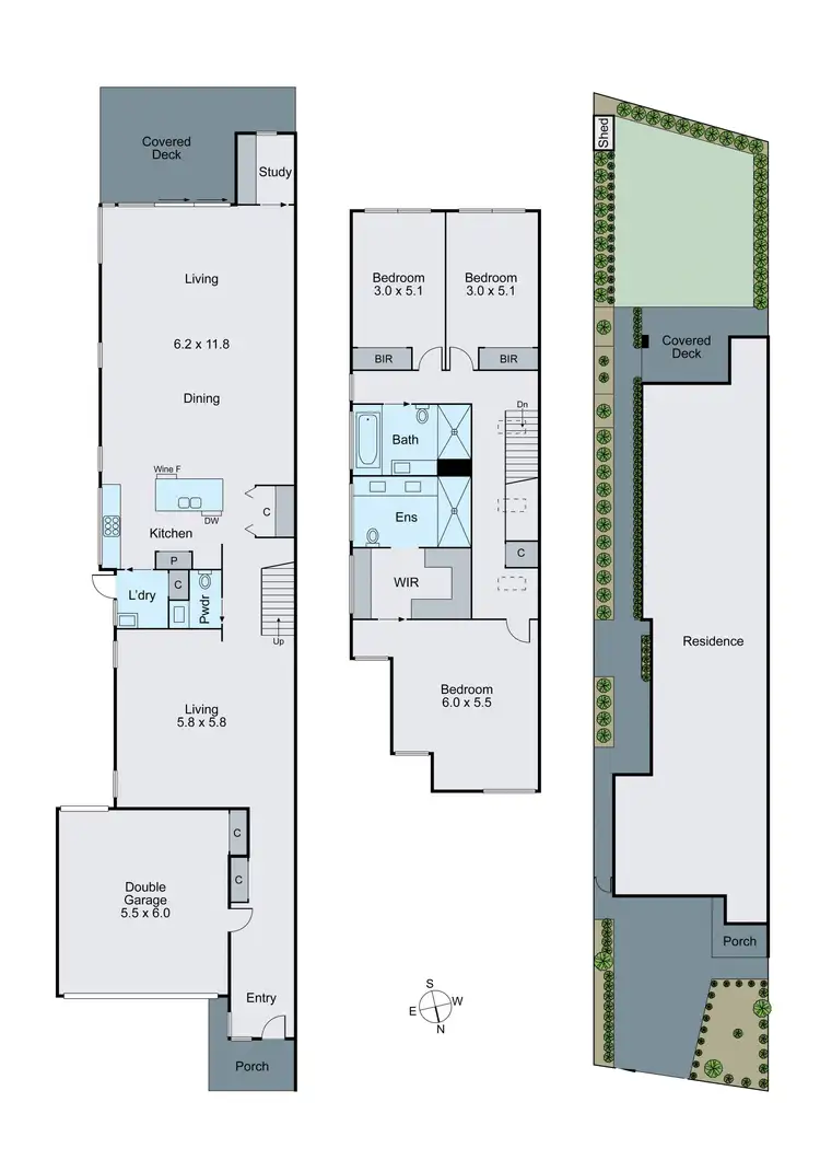 Floorplan of Homely townhouse listing, 10B Girdwood Avenue, Carnegie VIC 3163