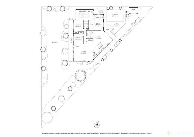 Floorplan of Homely house listing, 122 Wallington Road, Ocean Grove VIC 3226