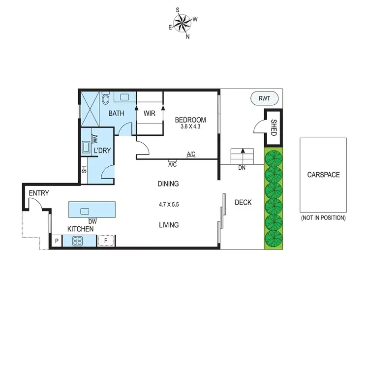 Floorplan of Homely apartment listing, 2/24 Kinross Street, Hampton East VIC 3188