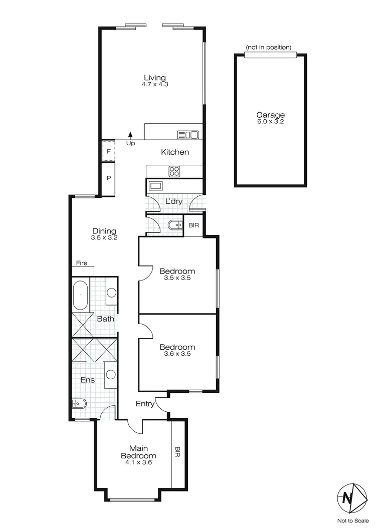 Floorplan of Homely house listing, 8 East Street South, Bakery Hill VIC 3350