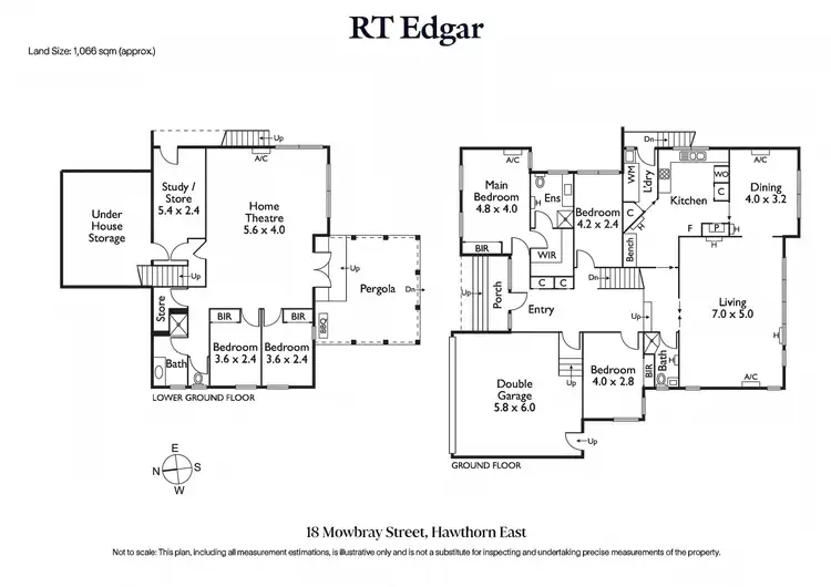 Floorplan of Homely house listing, 18 Mowbray Street, Hawthorn East VIC 3123