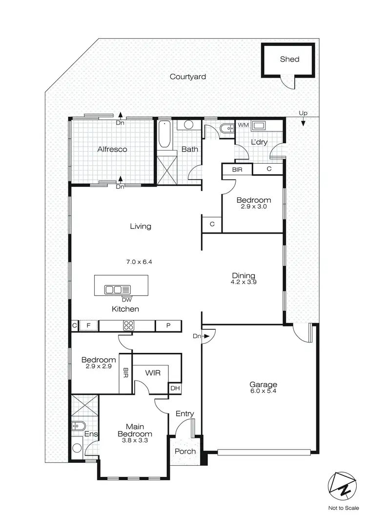 Floorplan of Homely house listing, 1/28 Dundas Street, Miners Rest VIC 3352