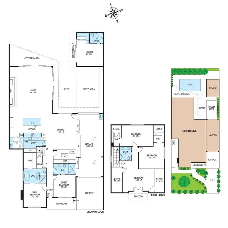 Floorplan of Homely house listing, 6 Lindsay Avenue, Murrumbeena VIC 3163