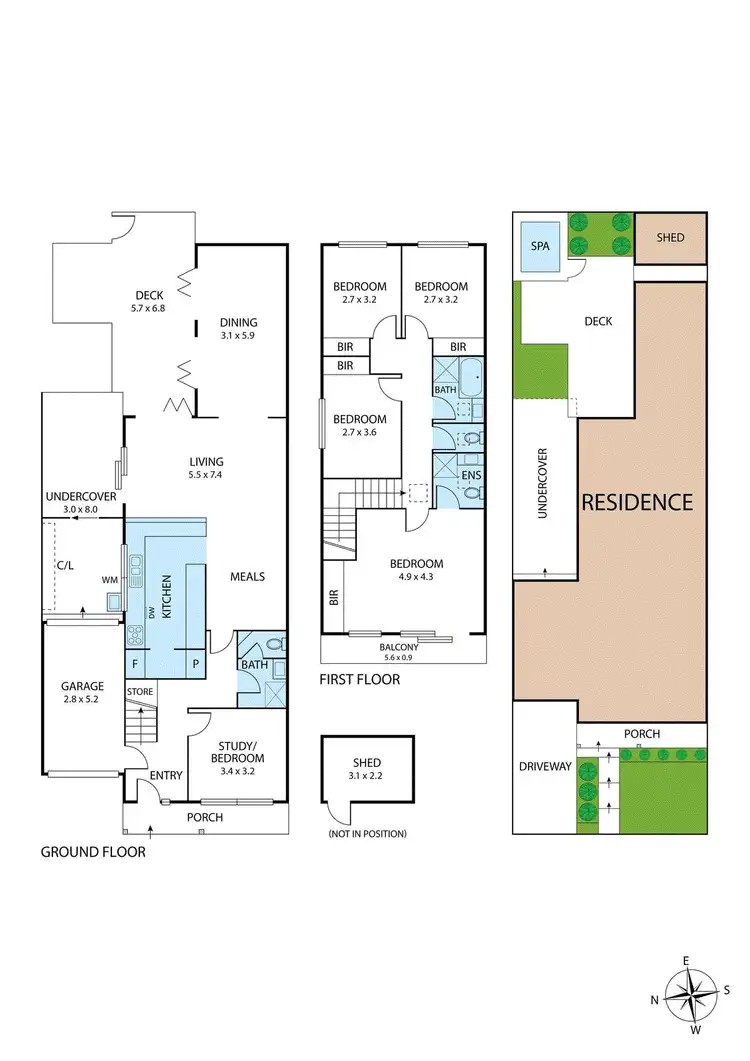 Floorplan of Homely house listing, 15 Hosking Court, Williamstown VIC 3016