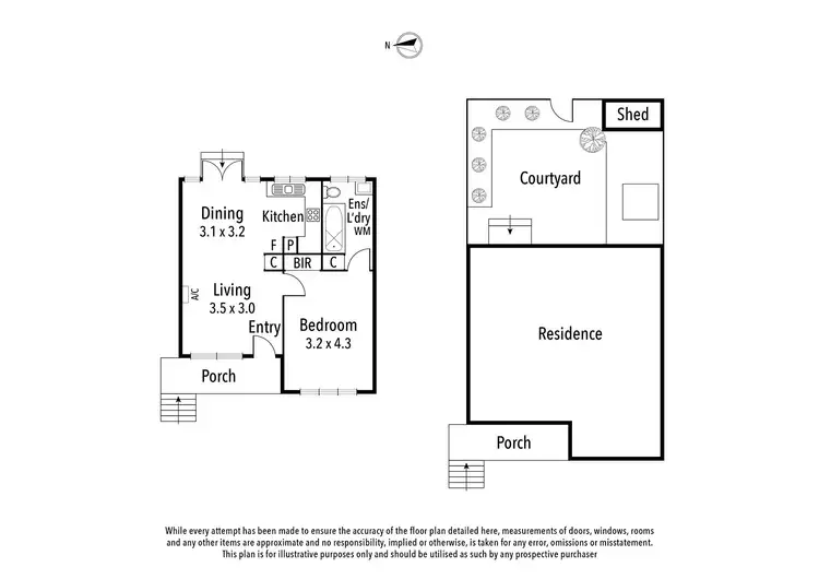 Floorplan of Homely unit listing, 3/16 Elphin Street, Ivanhoe VIC 3079