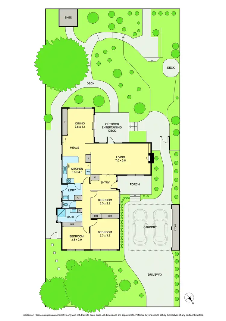 Floorplan of Homely house listing, 47 Rosalind Crescent, Blackburn VIC 3130