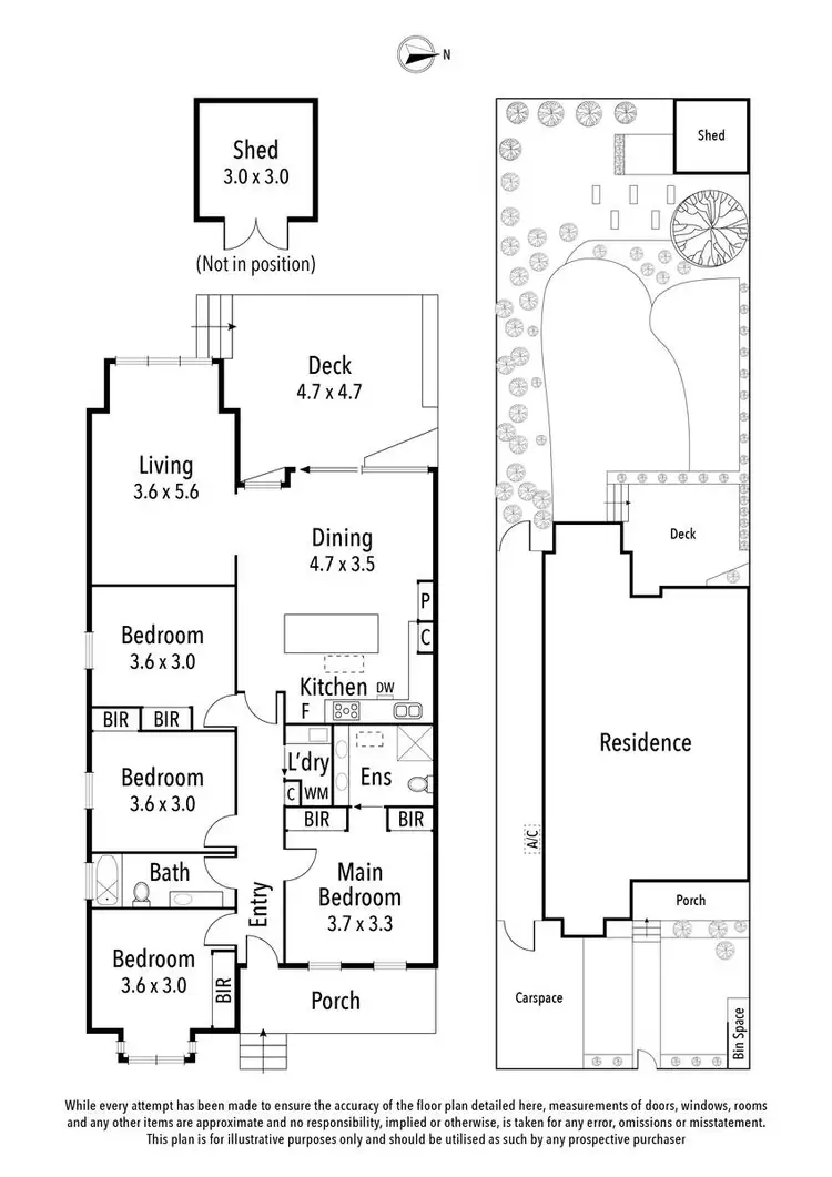 Floorplan of Homely house listing, 232 Station Street, Fairfield VIC 3078