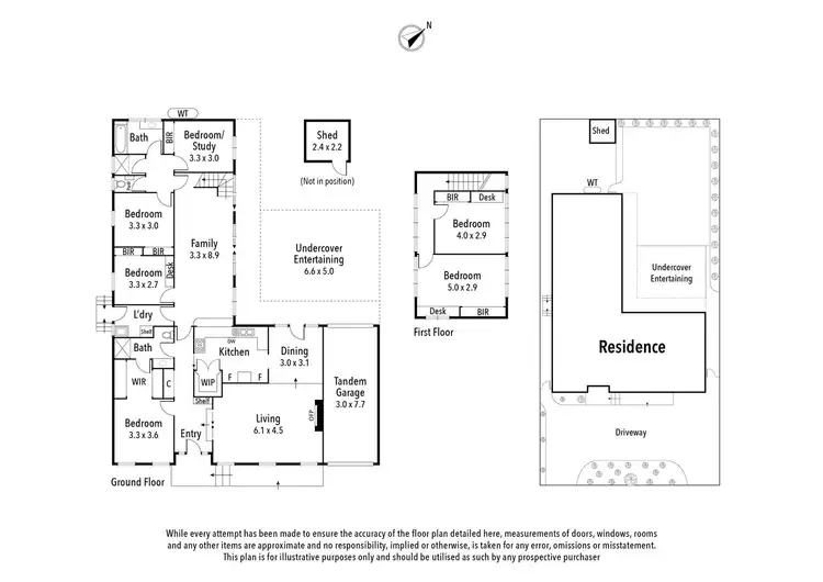 Floorplan of Homely house listing, 73 Buckingham Drive, Heidelberg VIC 3084