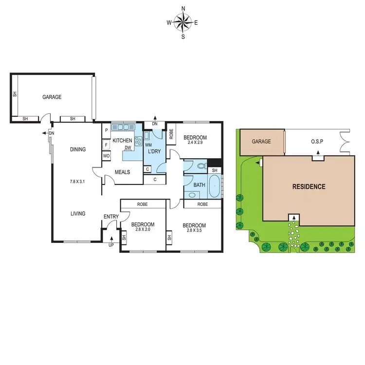 Floorplan of Homely unit listing, 3/18 Normanby Street, Brighton VIC 3186