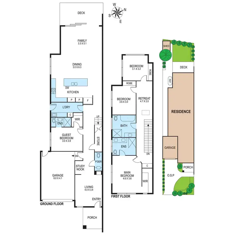 Floorplan of Homely townhouse listing, 89a Bignell Road, Bentleigh East VIC 3165