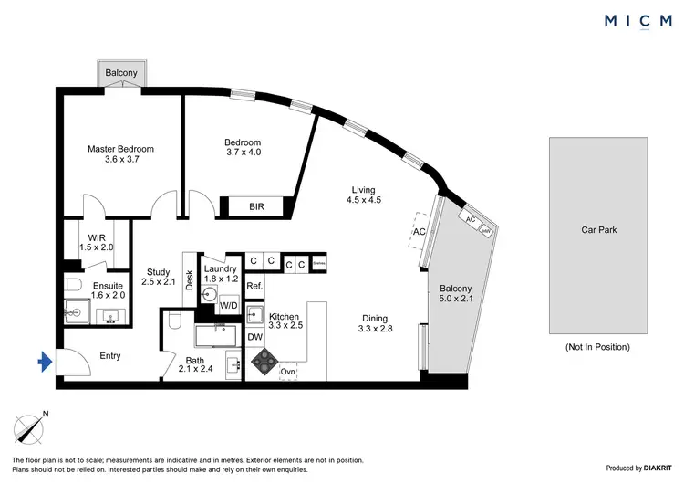 Floorplan of Homely apartment listing, 7/1 Riverside Quay, Southbank VIC 3006