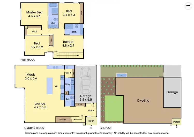 Floorplan of Homely townhouse listing, 14 Balmoral Avenue, Templestowe Lower VIC 3107
