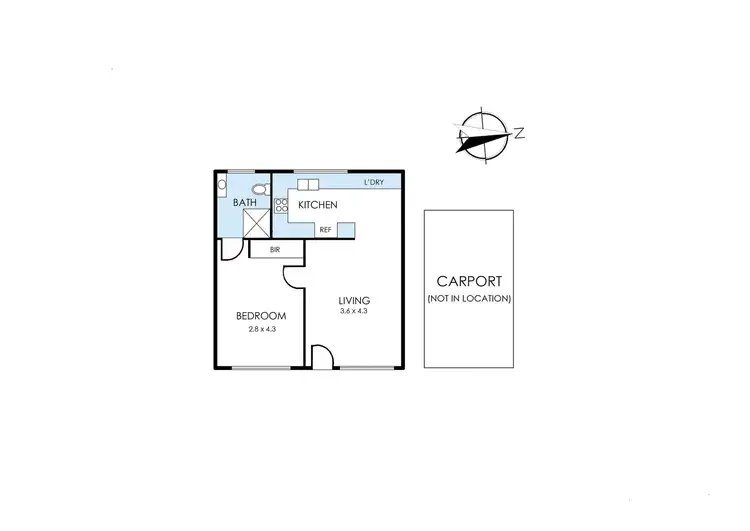Floorplan of Homely apartment listing, 12/35 Collins Street, Mentone VIC 3194