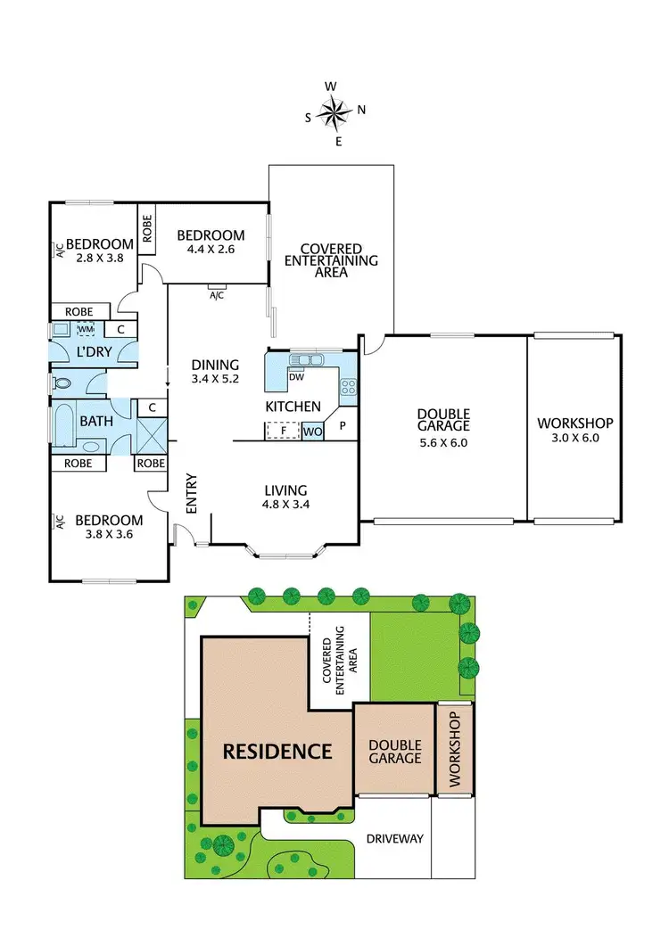 Floorplan of Homely house listing, 3 Campbell Street, Diamond Creek VIC 3089