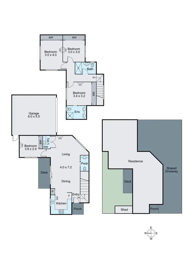 Floorplan of Homely townhouse listing, 2/48 Station Street, Burwood VIC 3125