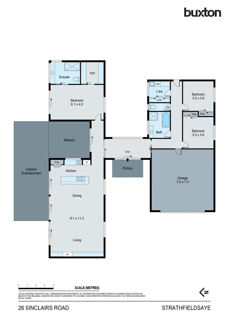 Floorplan of Homely house listing, 26 Sinclairs Road, Strathfieldsaye VIC 3551