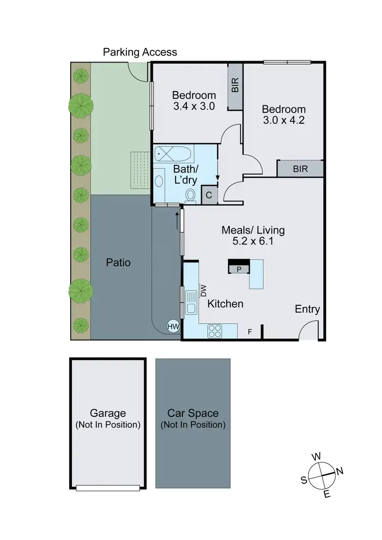 Floorplan of Homely apartment listing, 1/65 Edgar St North, Glen Iris VIC 3146