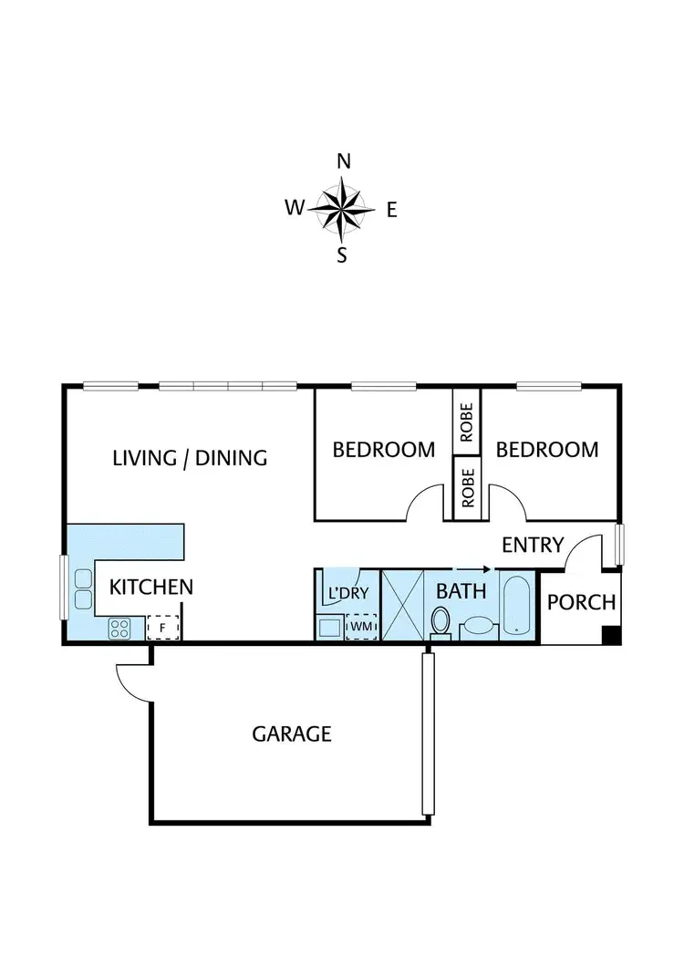 Floorplan of Homely unit listing, 3 & 6/110-112 Nell Street, Greensborough VIC 3088
