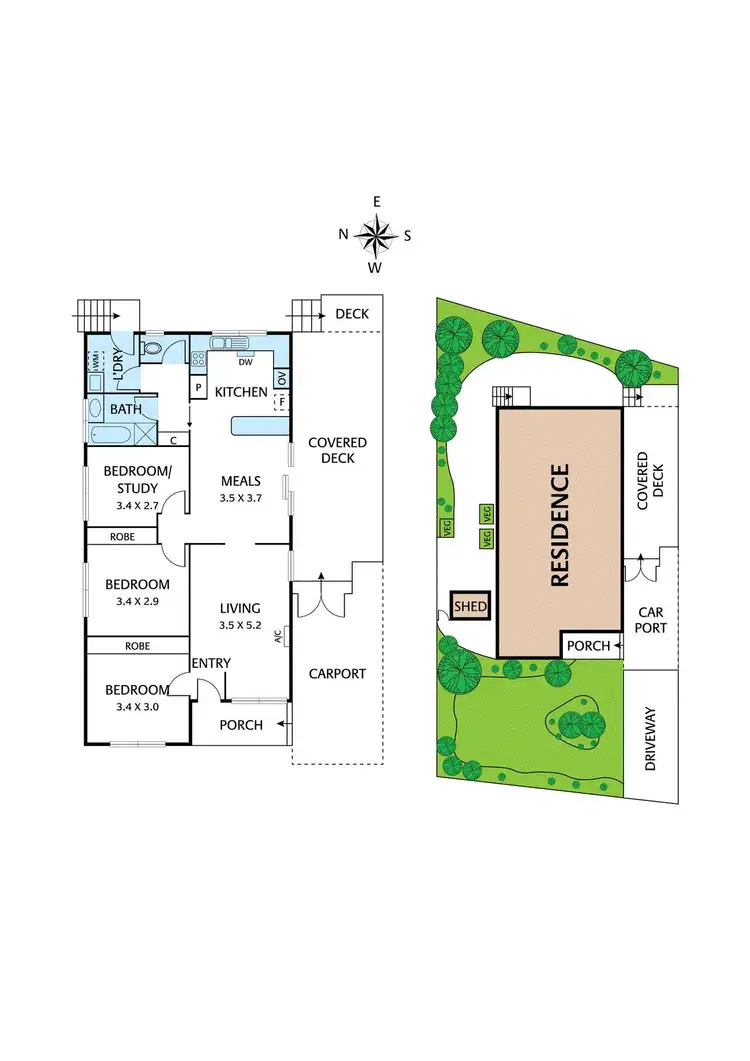 Floorplan of Homely house listing, 52 Leach Street, Briar Hill VIC 3088