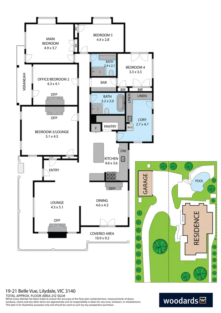 Floorplan of Homely house listing, 19-21 Belle Vue, Lilydale VIC 3140