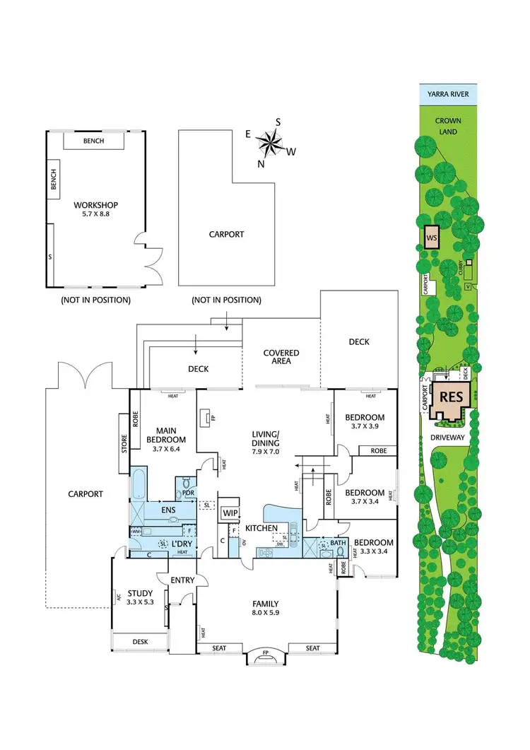 Floorplan of Homely house listing, 113 Bradleys Lane, North Warrandyte VIC 3113