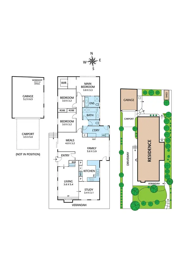 Floorplan of Homely house listing, 11 Calendonia Drive, Eltham North VIC 3095