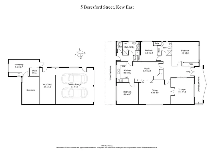 Floorplan of Homely house listing, 5 Beresford Street, Kew East VIC 3102