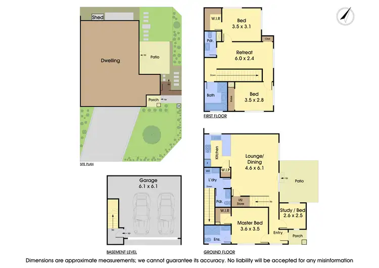 Floorplan of Homely townhouse listing, 42 Stanton Street, Doncaster VIC 3108