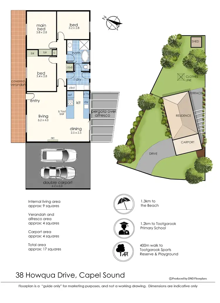 Floorplan of Homely house listing, 38 Howqua Drive, Capel Sound VIC 3940
