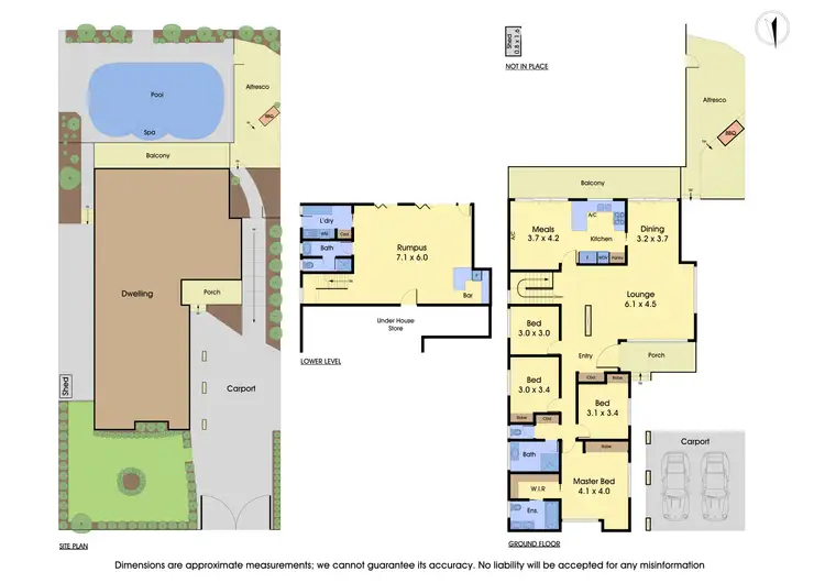 Floorplan of Homely house listing, 4 Leawarra Crescent, Doncaster East VIC 3109