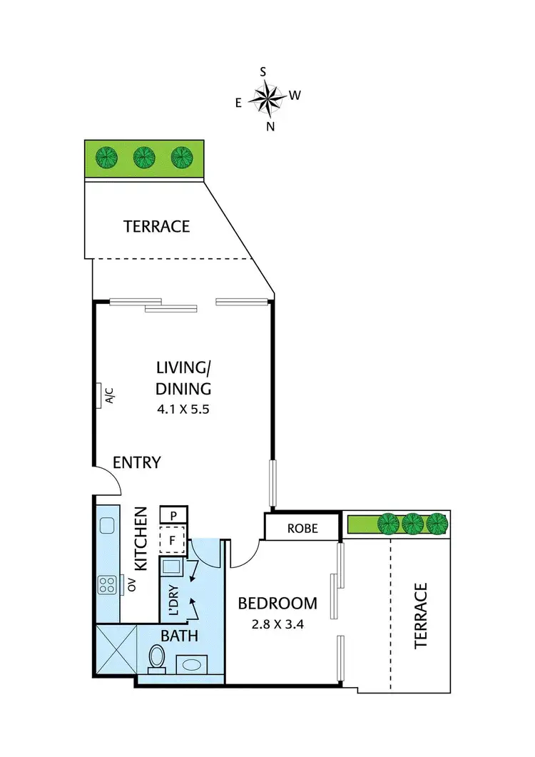 Floorplan of Homely apartment listing, G03/25 Pryor Street, Eltham VIC 3095